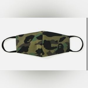 Brand New Bape Camo Green Face Mask